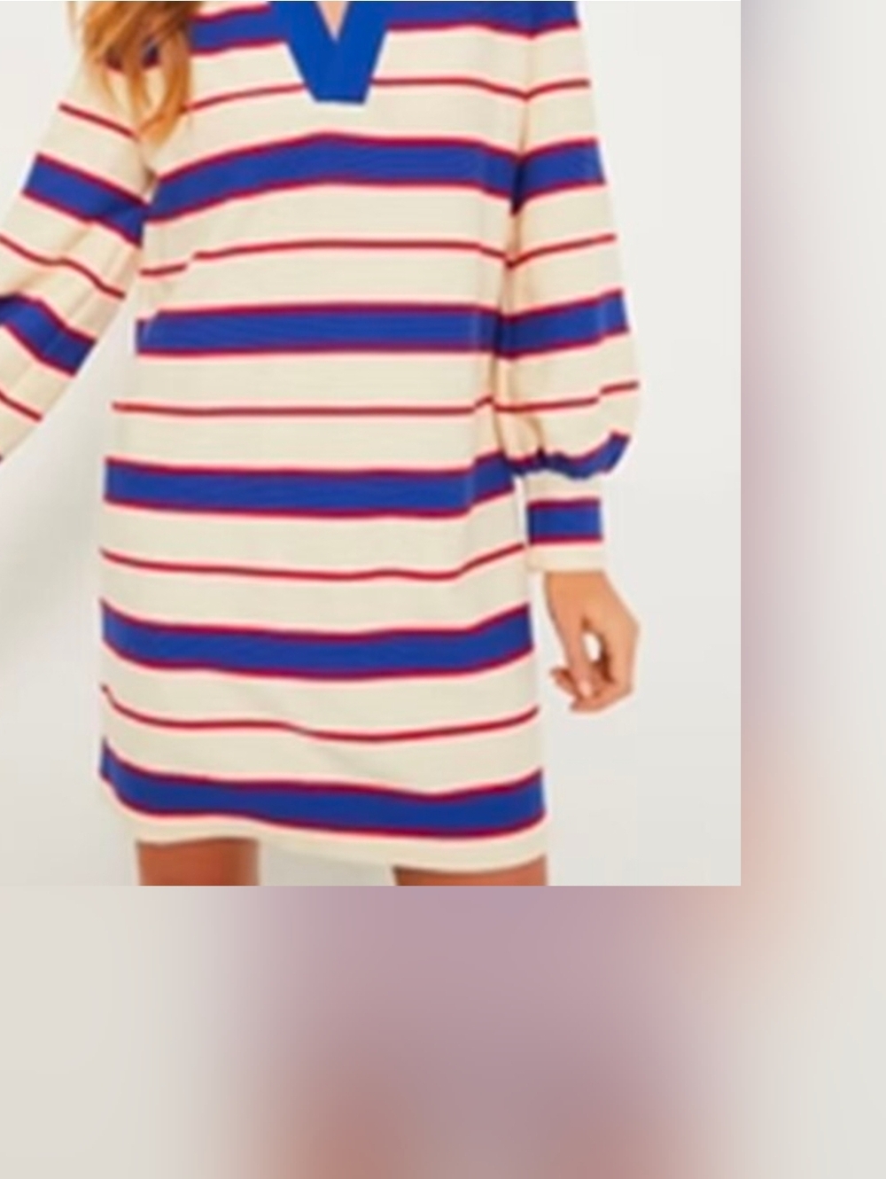 Tuckernuck Pomander Place Bradley Striped Knit Polo Dress - Picture 4 of 4
